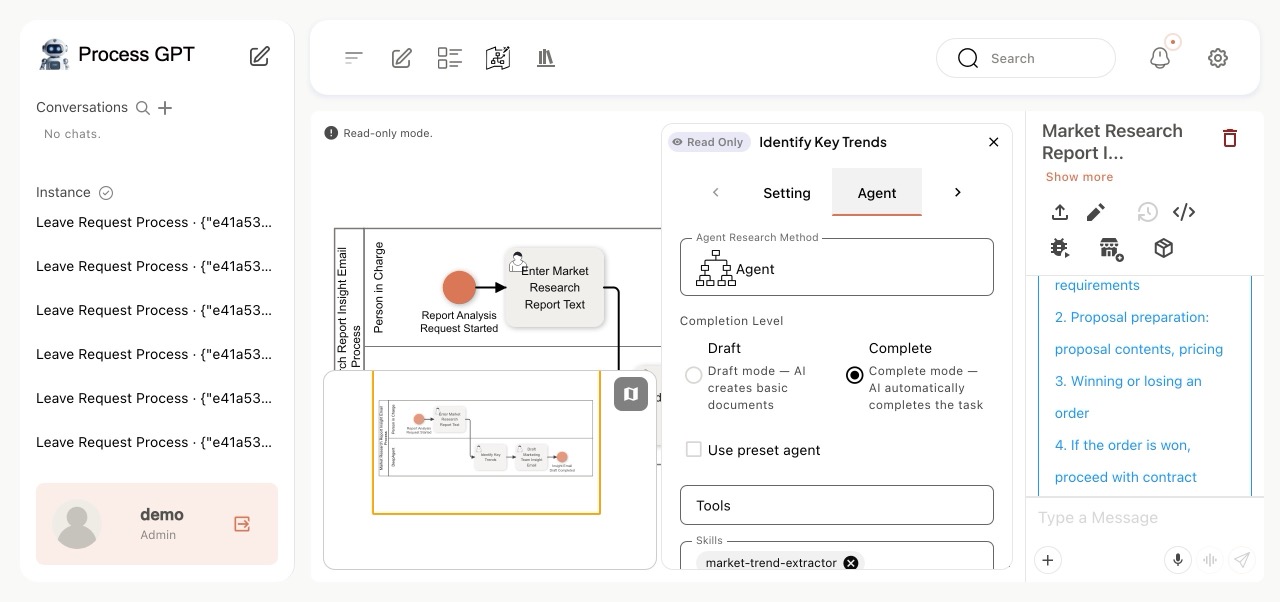 Org-chart-based automatic agent mapping