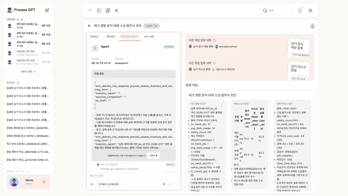 재고 영향 분석과 대체 공급사 비교 결과